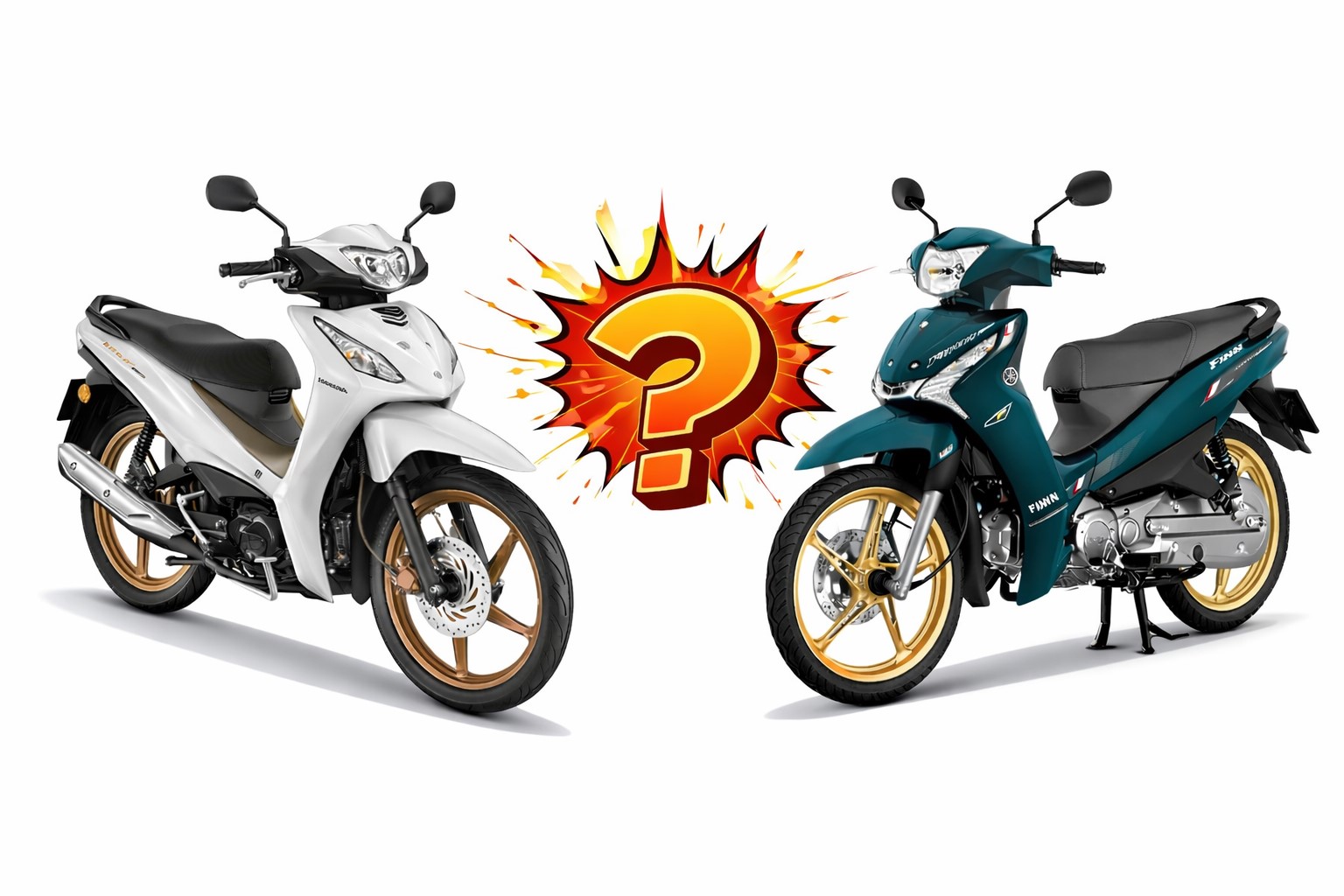 Yamaha Finn vs Honda Wave110