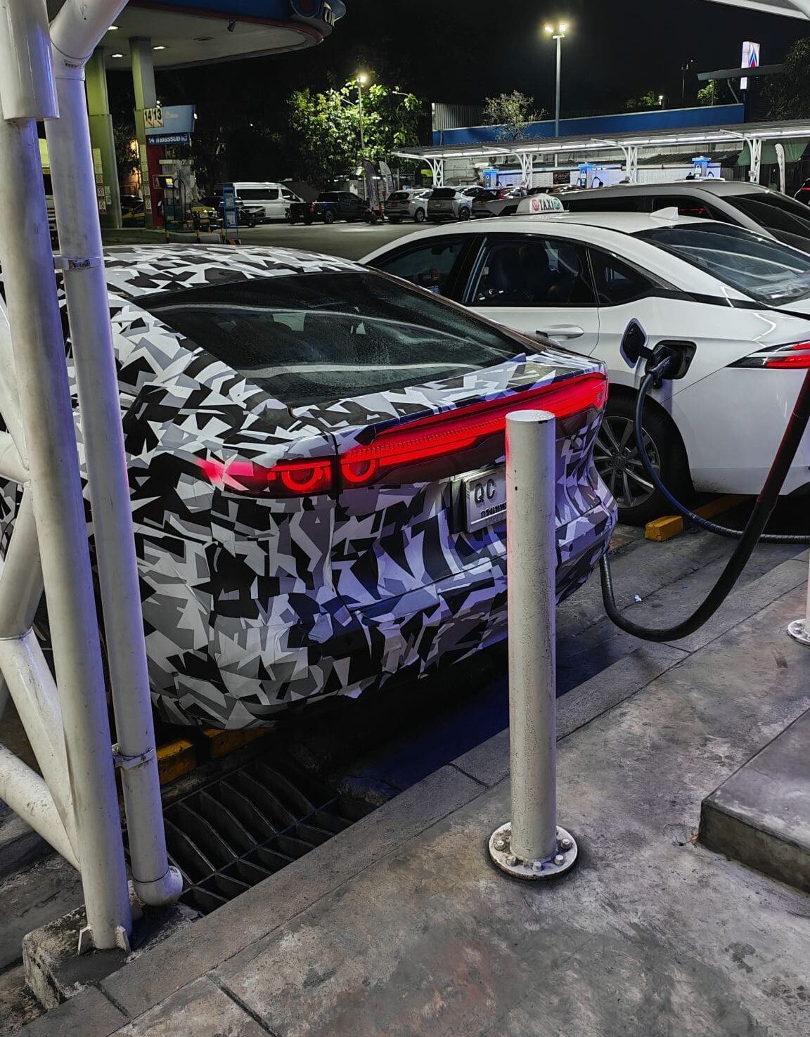 spy shot The All-Electric Mazda 6e