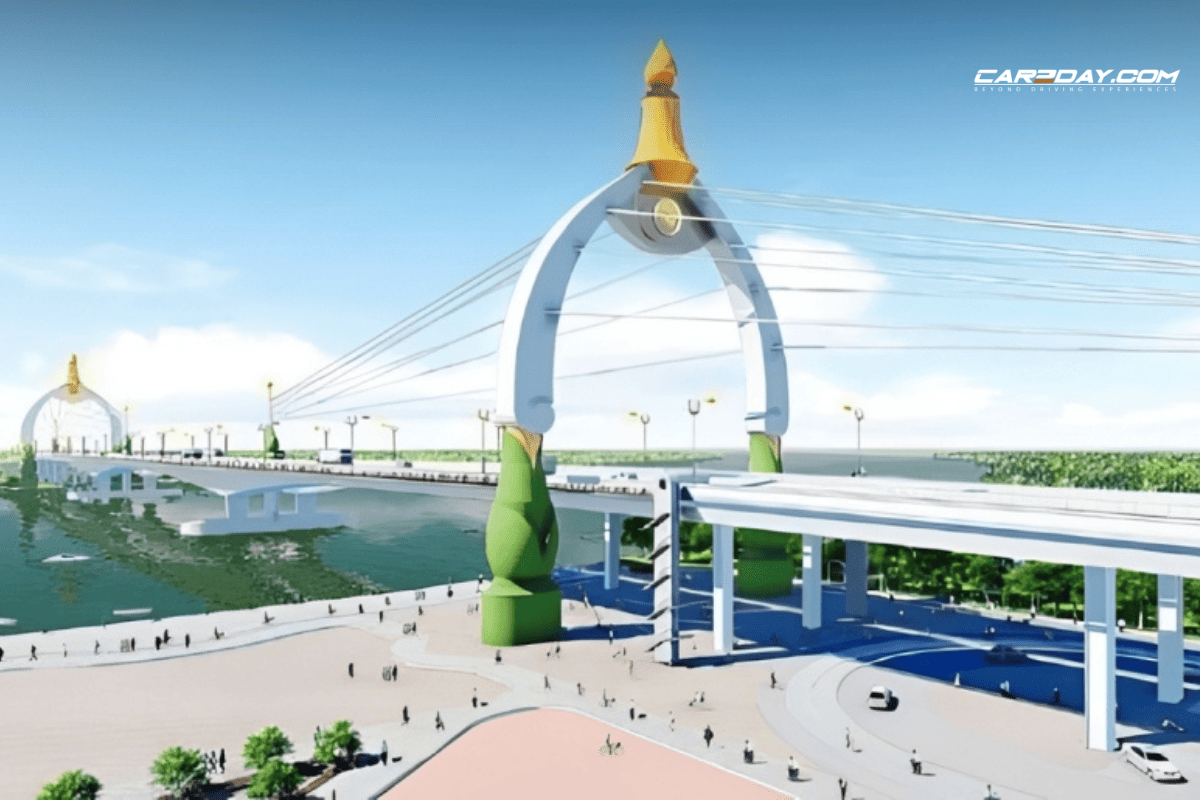 แบบจำลองสะพานข้ามแม่น้ำเจ้าพระยา