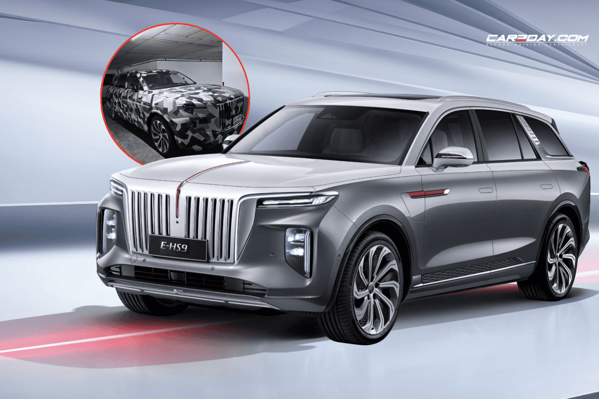 Hongqi E-HS9 Spy Shots