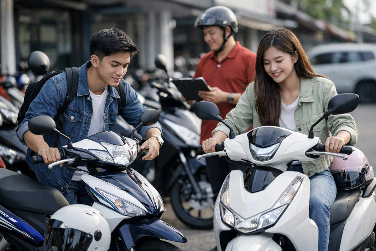 เลือกมอเตอร์ไซค์คันแรก