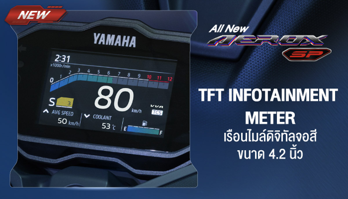 All New Yamaha AEROX SP 155