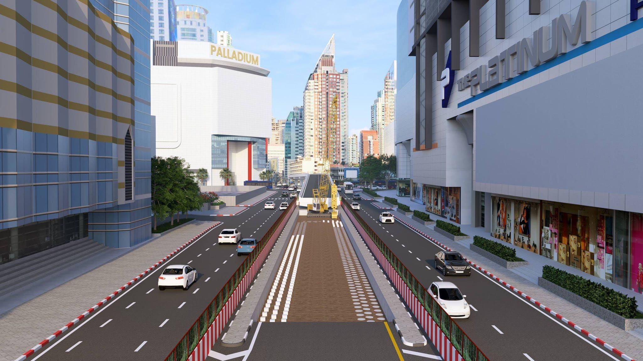 รฟม. ปิดสะพานข้ามแยกประตูน้ำ