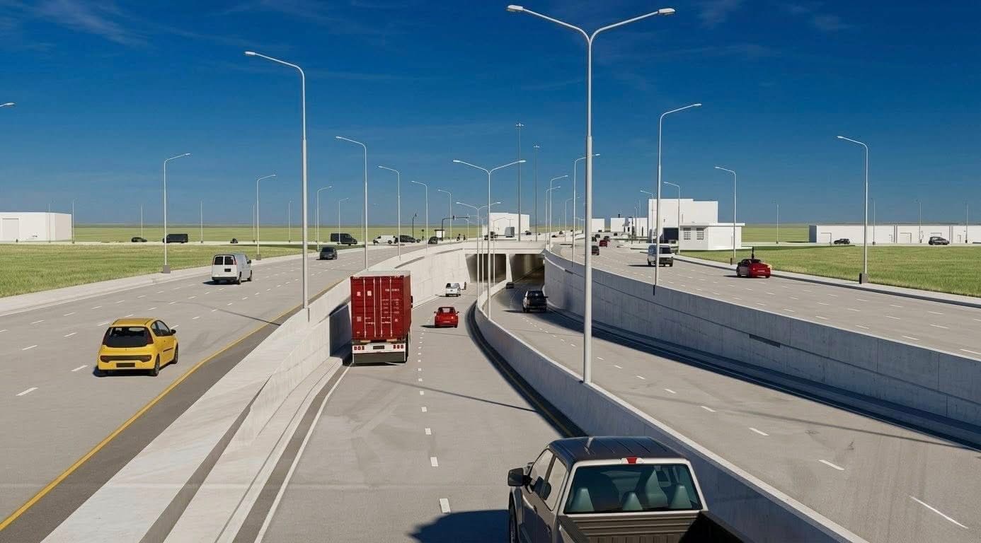 โครงการทางแยกต่างระดับจุดตัดทางหลวงหมายเลข 1 หรือถนนพหลโยธิน กับทางหลวงชนบท ชร.1418
