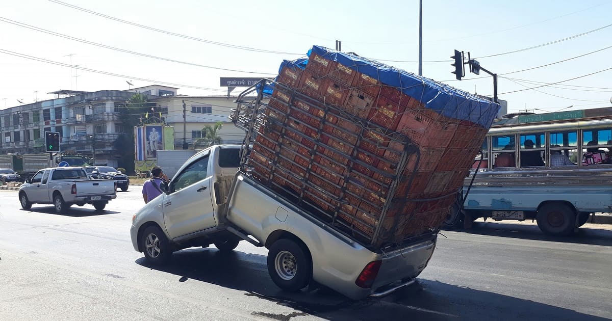 กระบะบรรทุกเกิน